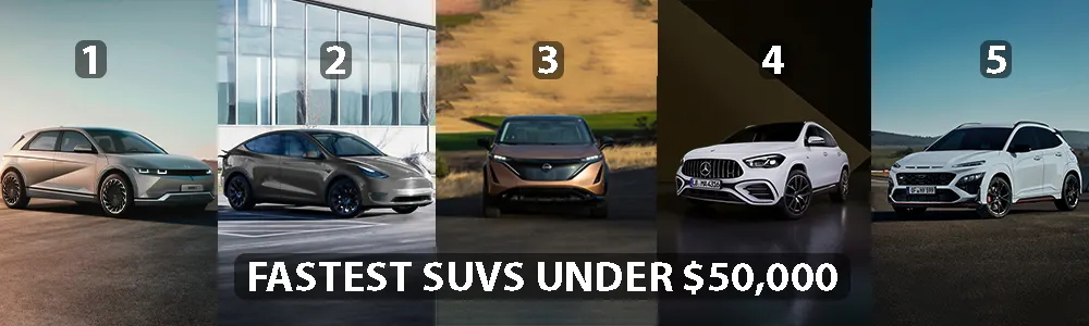 TOP 10 Fastest SUVs under $50,000